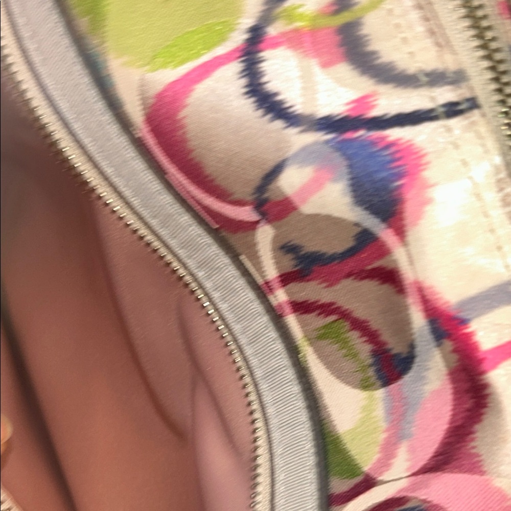 Coach Poppy Ikat Signature C Glam Tote - Picture 13 of 17
